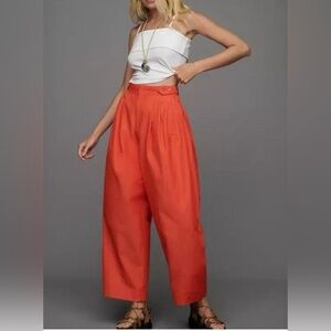 NWT Maeve Utility Barrel Trousers